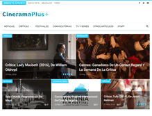 Tablet Screenshot of cineramaplus.com.ar